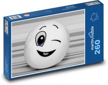 Smajlík - mrknúť, zábava Puzzle 260 dielikov - 41 x 28,7 cm