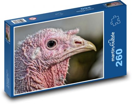 Krůta - drůbež, pták - Puzzle 260 dílků, rozměr 41x28,7 cm