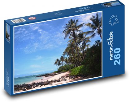 Tropický raj - more, pláž - Puzzle 260 dielikov, rozmer 41x28,7 cm