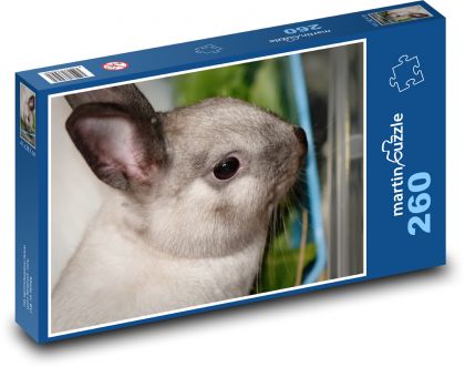 Zakrpatený králik - domáce zviera - Puzzle 260 dielikov, rozmer 41x28,7 cm