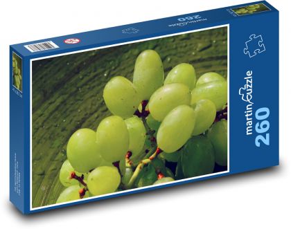 Hrozno - ovocie, jedlo - Puzzle 260 dielikov, rozmer 41x28,7 cm