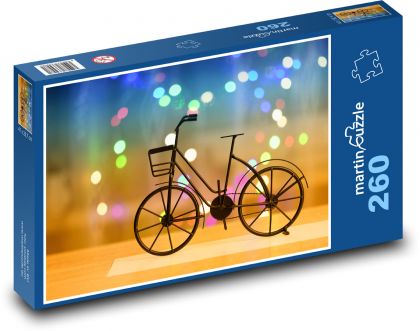 Rower - nostalgia, rower retro - Puzzle 260 elementów, rozmiar 41x28,7 cm