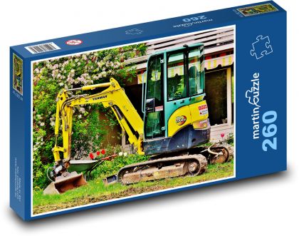 Bagger im Garten - Puzzle - 260 Teile