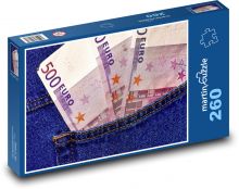 Money in your pocket, euro Puzzle 260 pieces - 41 x 28.7 cm 