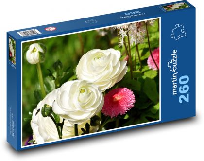 Buttercup - kvet, záhrada - Puzzle 260 dielikov, rozmer 41x28,7 cm