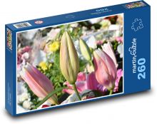 Bukiet - kwiaty, ogród Puzzle 260 elementów - 41x28,7 cm