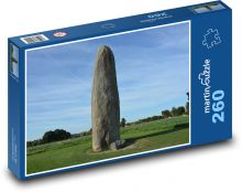 Menhir de Champ-Dolent - vzpřímený kámen Puzzle 260 dílků - 41 x 28,7 cm