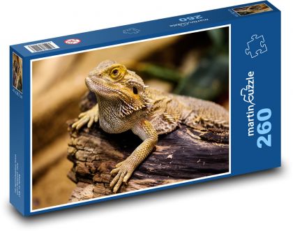 Jašterica - plaz, zviera - Puzzle 260 dielikov, rozmer 41x28,7 cm