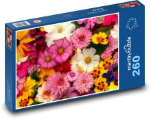 Kwiaty - ogród, wiosna Puzzle 260 elementów - 41x28,7 cm