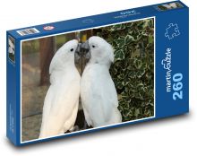 Papagei - weißer Vogel Puzzle 260 Teile - 41 x28,7 cm