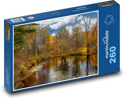 Les - jeseň, príroda - Puzzle 260 dielikov, rozmer 41x28,7 cm