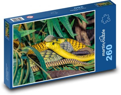 Mamba - snake, animal - Puzzle 260 pieces, size 41x28.7 cm 
