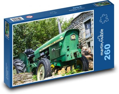 Traktor - zemědělství, sklizeň - Puzzle 260 dílků, rozměr 41x28,7 cm