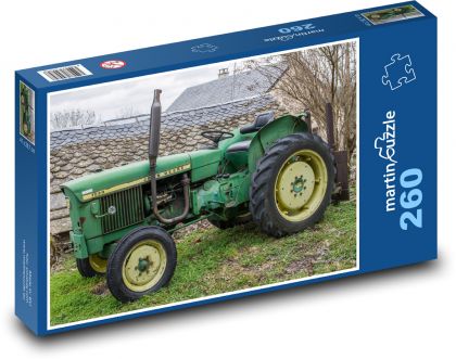 Traktor - farma, poľnohospodárstvo - Puzzle 260 dielikov, rozmer 41x28,7 cm