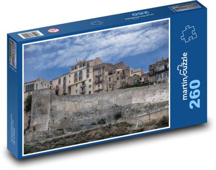 Korsika - Bonifacio, město - Puzzle 260 dílků, rozměr 41x28,7 cm