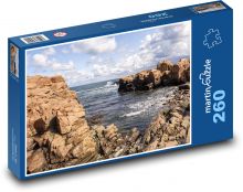 Rocks - coast, ocean Puzzle 260 pieces - 41 x 28.7 cm 