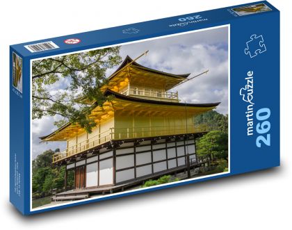 Japonia - świątynia, buddyzm - Puzzle 260 elementów, rozmiar 41x28,7 cm