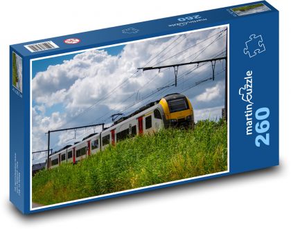 Zug - Transport, Lokomotive - Puzzle - 260 Teile