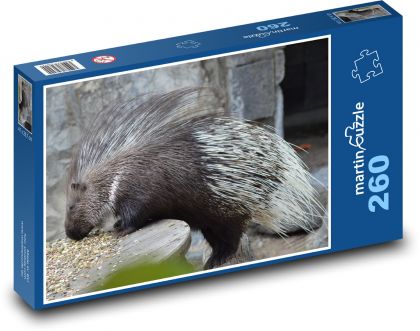 Dikobraz - hlodavec, zviera - Puzzle 260 dielikov, rozmer 41x28,7 cm