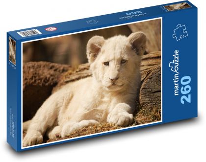 Lev - mládě, zvíře - Puzzle 260 dílků, rozměr 41x28,7 cm