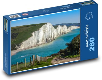 Seven Sisters - England, Ocean - Puzzle 260 pieces, size 41x28.7 cm 