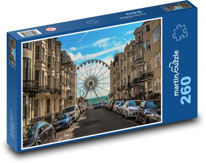Brighton - promenade, England - Puzzle 260 pieces, size 41x28.7 cm 