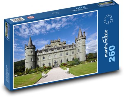 Scotland - castle - Puzzle 260 pieces, size 41x28.7 cm 