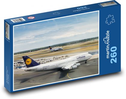 Frankfurt - Flughafen, Flugzeug - Puzzle - 260 Teile