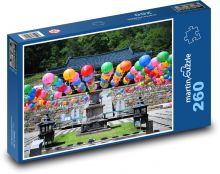 Korea - Tempel, Fest Puzzle 260 Teile - 41 x28,7 cm