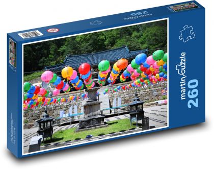 Korea - temple, celebration - Puzzle 260 pieces, size 41x28.7 cm 