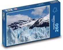 Mountain - glacier, winter Puzzle 260 pieces - 41 x 28.7 cm 