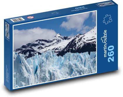 Hora - ľadovec, zima - Puzzle 260 dielikov, rozmer 41x28,7 cm