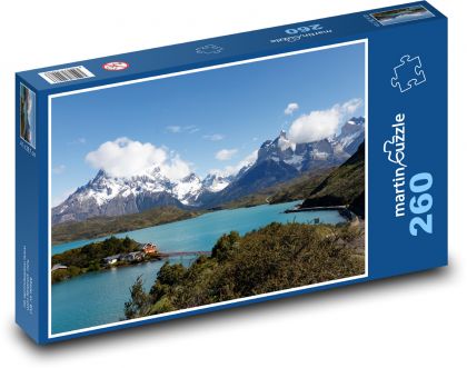 Torres del paine - National Park, Chile - Puzzle 260 pieces, size 41x28.7 cm 