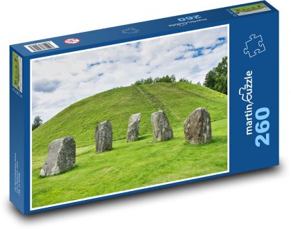 Historický památník - kameny, příroda - Puzzle 260 dílků, rozměr 41x28,7 cm