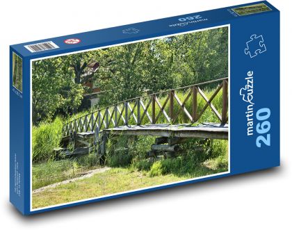 Most - příroda, cestovat - Puzzle 260 dílků, rozměr 41x28,7 cm