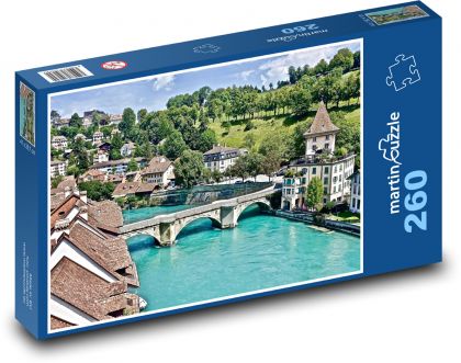 Most - Bern, Švýcarsko - puzzle 260 dílků