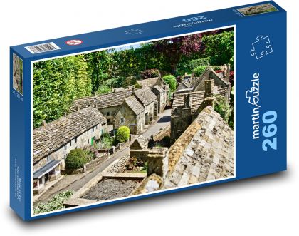 Mesto - domy, ulice - Puzzle 260 dielikov, rozmer 41x28,7 cm