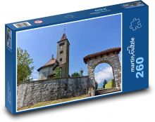 Kostel - oblouk, kámen Puzzle 260 dílků - 41 x 28,7 cm