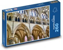 Katedrála - oblouky, architektura Puzzle 260 dílků - 41 x 28,7 cm