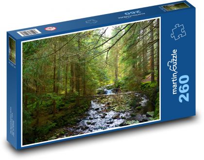 Forest - brook, nature - Puzzle 260 pieces, size 41x28.7 cm 