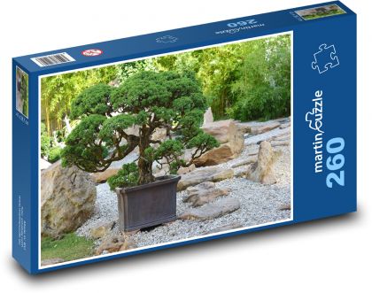 Bonsai - záhrada, Japonsko - Puzzle 260 dielikov, rozmer 41x28,7 cm