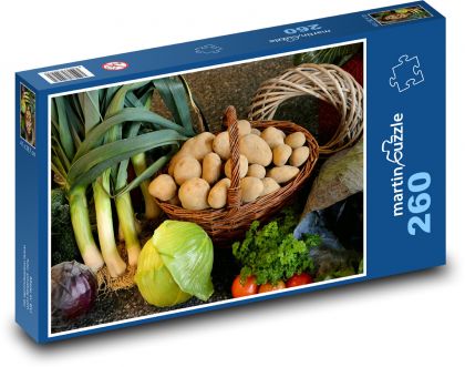 Gemüse - Ernte, Kartoffeln - Puzzle - 260 Teile