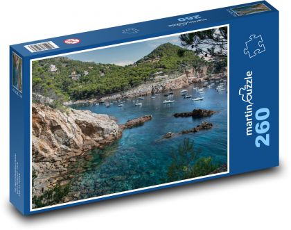 More - pláž, hora - Puzzle 260 dielikov, rozmer 41x28,7 cm