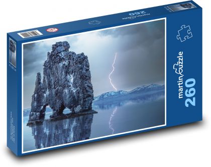 Fels - Sturm, Meer - Puzzle - 260 Teile
