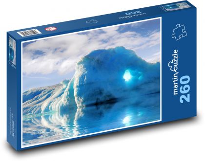Eis - Gletscher, Meer - Puzzle - 260 Teile