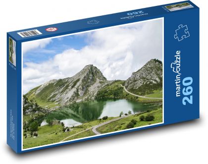 Berge - Wasser, Natur - Puzzle - 260 Teile