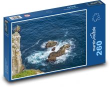 Skaly v mori - útes, ocán Puzzle 260 dielikov - 41 x 28,7 cm