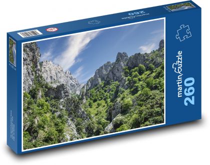 Skály - hory, příroda - puzzle 260 dílků