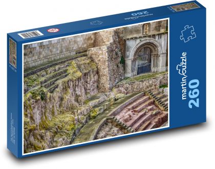 Ancient Theatre - ruins, architecture - Puzzle 260 pieces, size 41x28.7 cm 