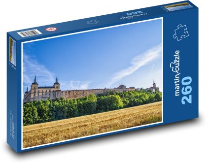 Hrad na venkově - palác, architekura - Puzzle 260 dílků, rozměr 41x28,7 cm